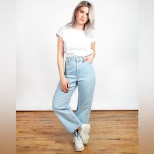 NWOT Iris Denim So Emotional Wide Leg Cropped Jeans - Size 29